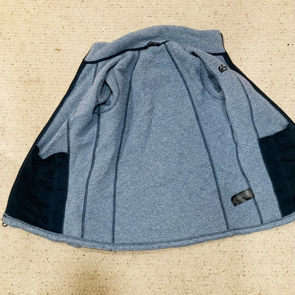 The North Face Crescent Sunset Full-Zip Fleece Jacket in Blue- Size M - Picture 5 of 6